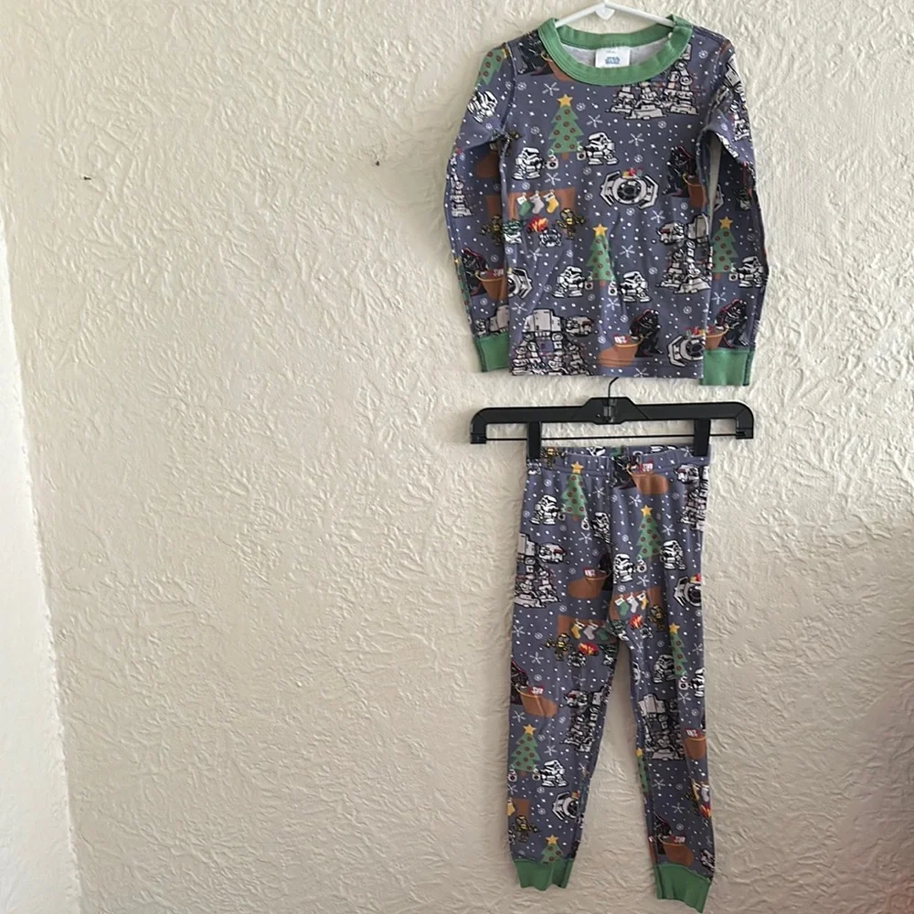 Hanna Andersson x Star Wars Pajama Set 5 Snowfall Hot Cocoa Stockings Winter